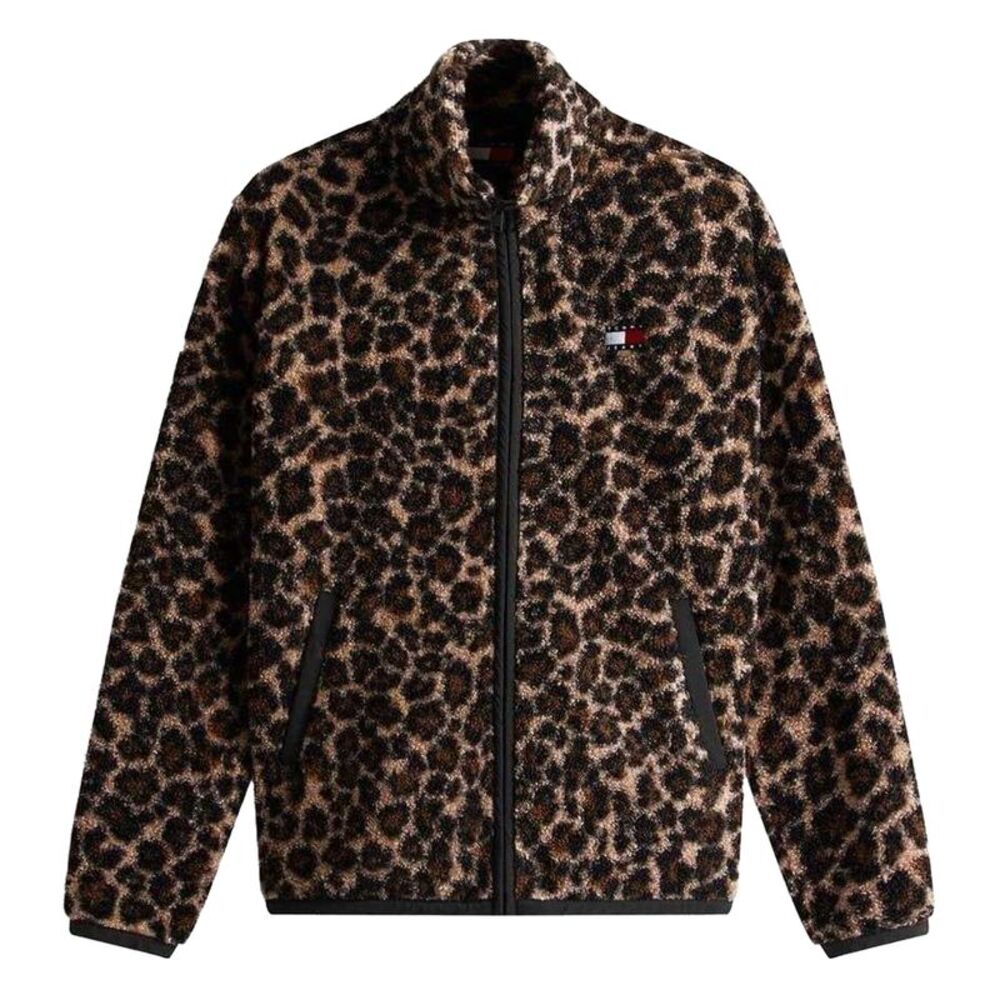 Tommy Jeans Womens/Ladies Fleece Jacket / Brown